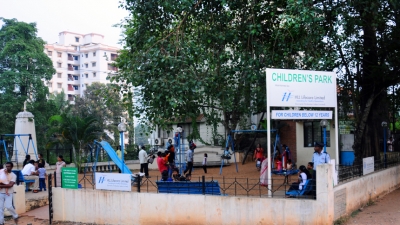 Children's Park maintained by HLL Lifecare at Kowdiar